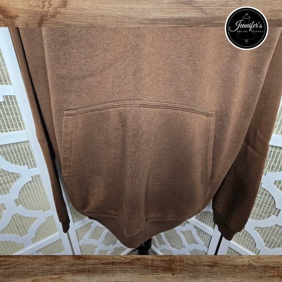 Cabela's Men's Brown Front Pocket Hooded Pullover Sweatshirt Size 2XLT - Picture 5 of 10
